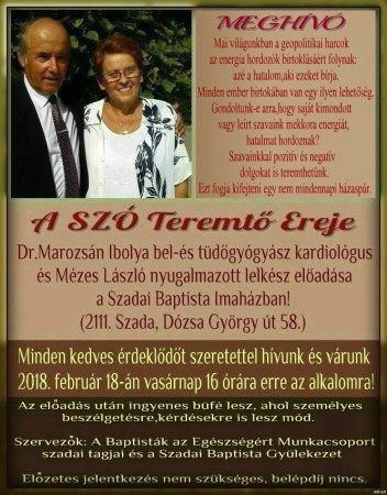 Dr Marozsán-Mézes előadás